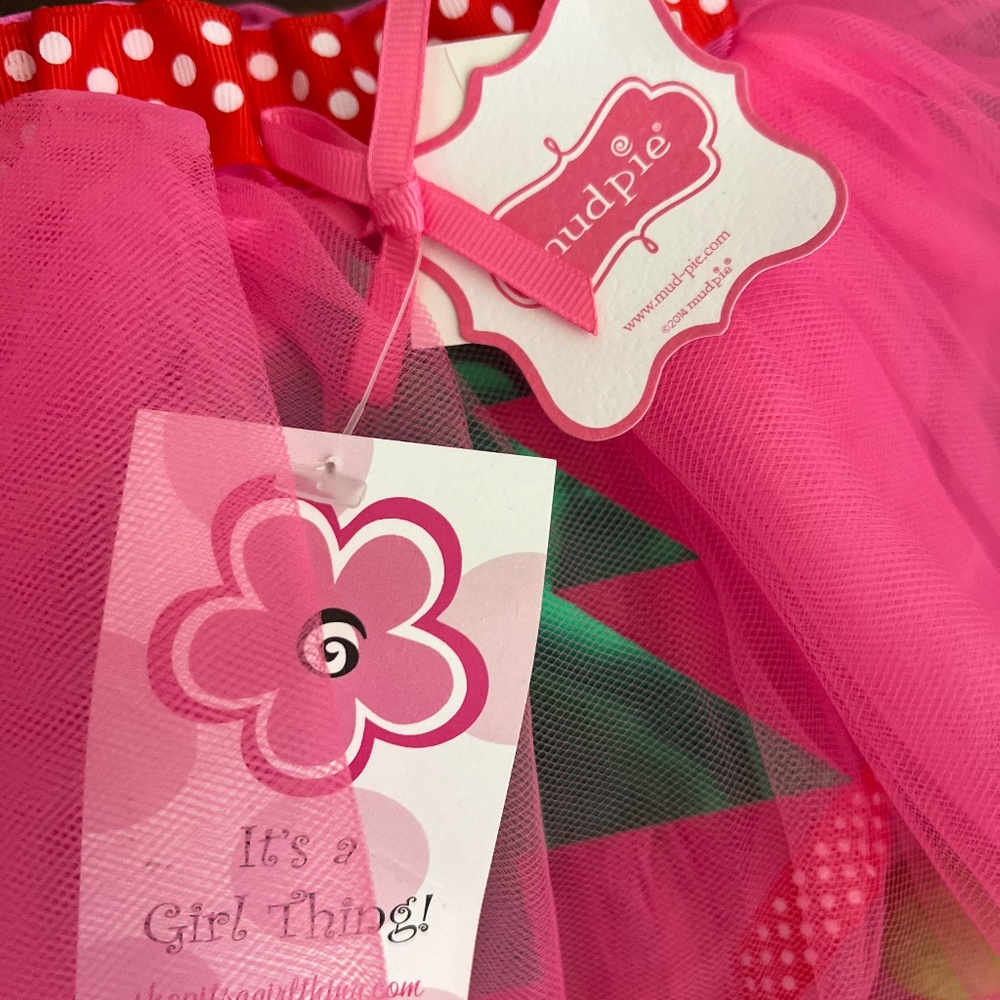 Infant Tulle Christmas Skirt - Picture 4 of 6